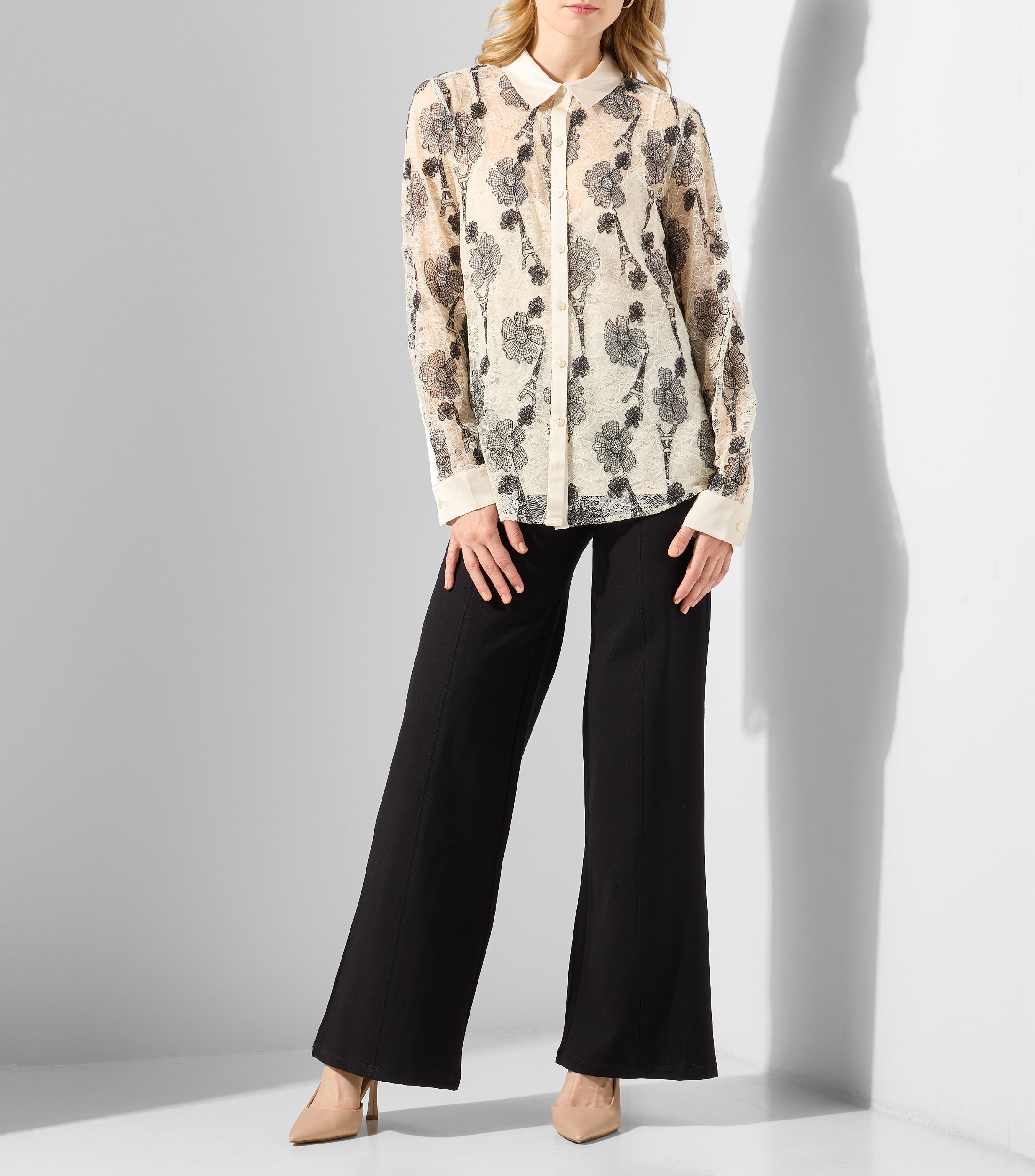 Camisa fantasía manga larga Mujer